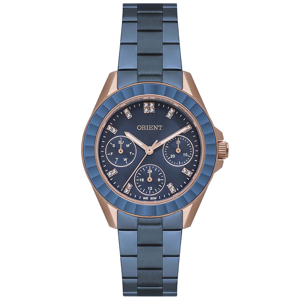 RELOGIO ORIENT ETERNAL FEMININO CLASSICO FTSSM062 AZUL - ORIENT RELÓGIOS