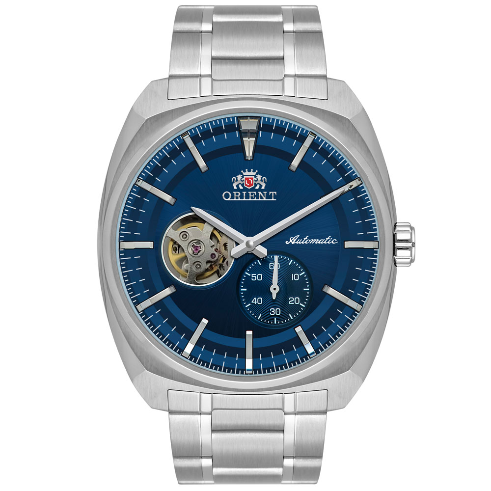 RELOGIO ORIENT AUTOMATICO MASCULINO CLASSICO YN7SS001 PRATA